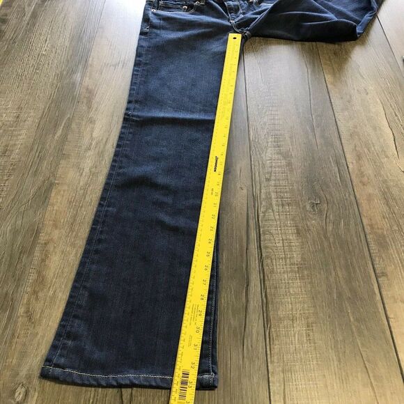 Seven7 Jeans Women's Bootcut Dark Wash Low Rise Jeweled Pocket Sz 28 See Sizing - Picture 10 of 11